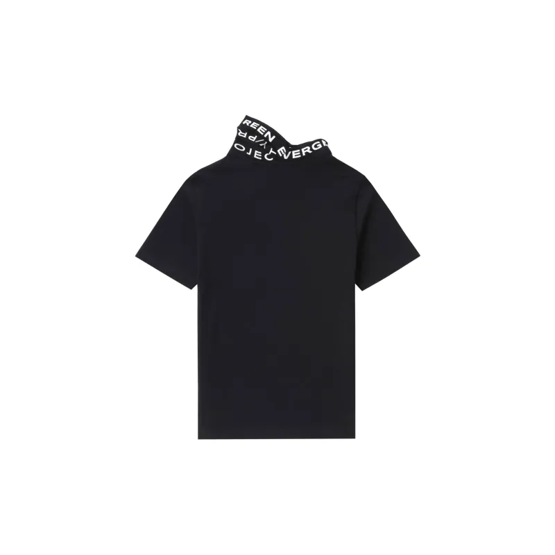 Y/Project Logo print Triple collar T shirt-1