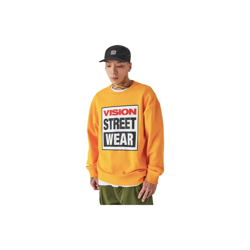 Vision Street Wear Sweatshirt Unisex Orange-2