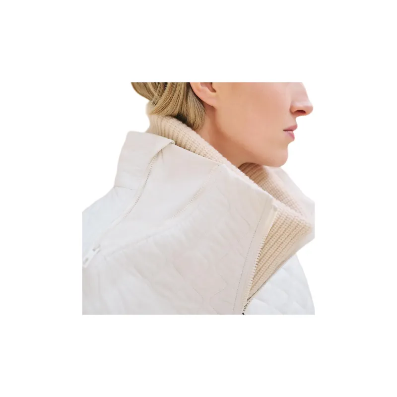 HERMES Puffer Jacket Women's Pearl White-2