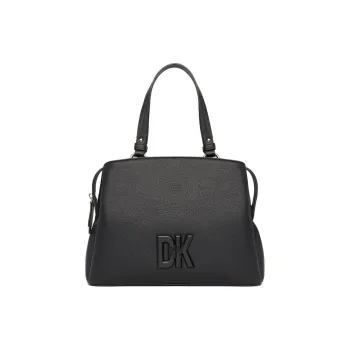 DKNY Leather Shoulder Bag Crossbody Bag Handbag Women's Black