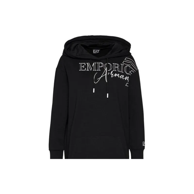 EMPORIO ARMANI SS23 Long Sleeved Dress Women's Black-5