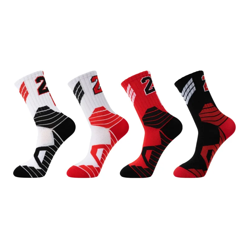 MIIOW Mid Calf Socks Men's 4 Pack-0