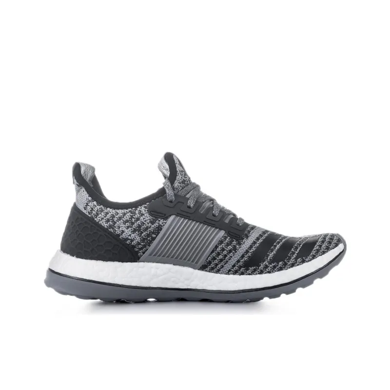 Adidas PureBoost ZG Anti Slip Wear Resistant Low Top Casual Running Shoes Men's Black Gray-1
