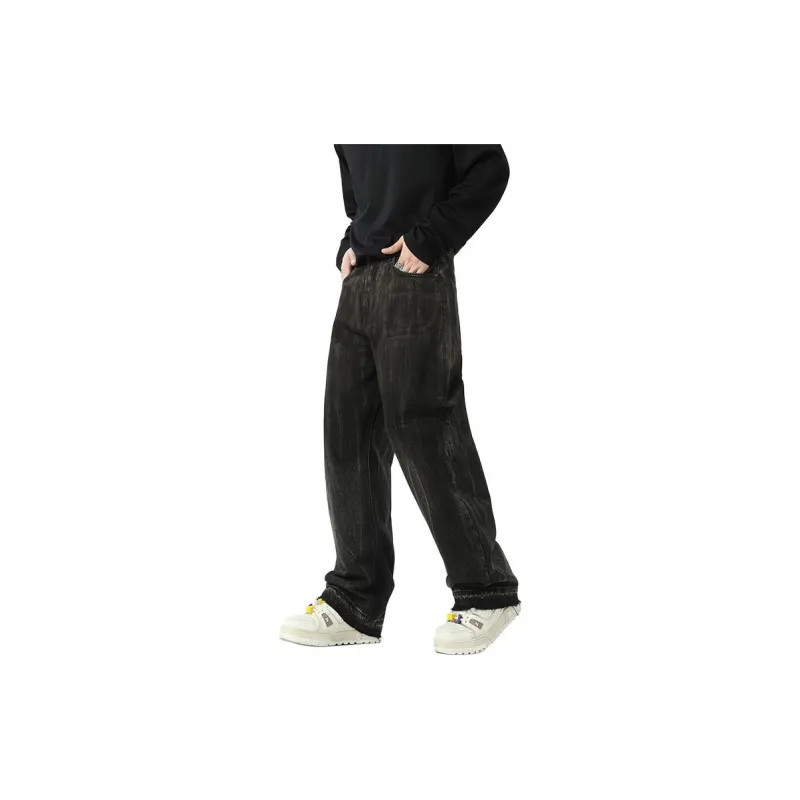 JASONWOOD Cowboy On The Run Jeans Unisex Dirty Black-3