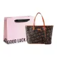 Dark Brown+Exquisite Shopping Bag