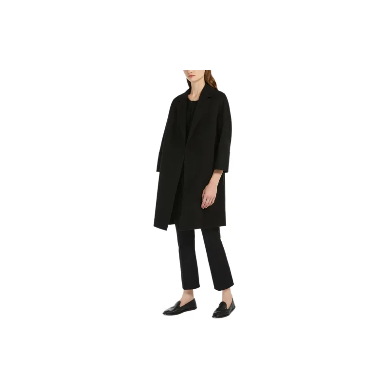 'S MAX MARA Arona Collection Coats Women's Black-3