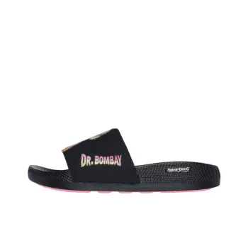 Snoop Dogg x Skechers SNOOP Slip-Resistant Abrasion-Resistant Slide Slippers Men's Black