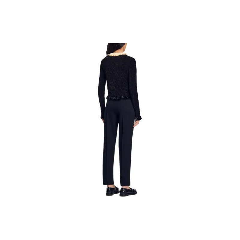 Sandro Shirred Top-3
