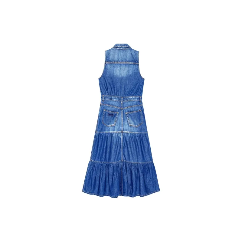 GANNI Sleeveless Denim Dress-1