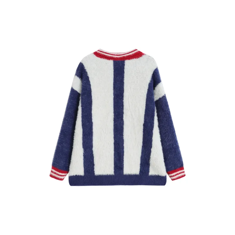 WAITINGWAVE Knitwear Unisex Navy Blue-1
