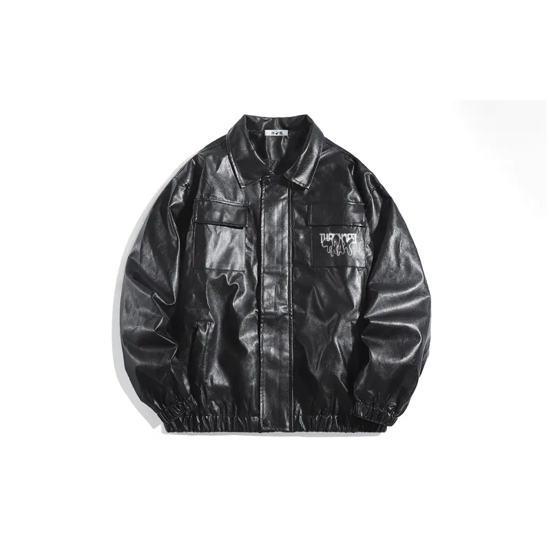 Ice Flying Leather Jacket Unisex-1