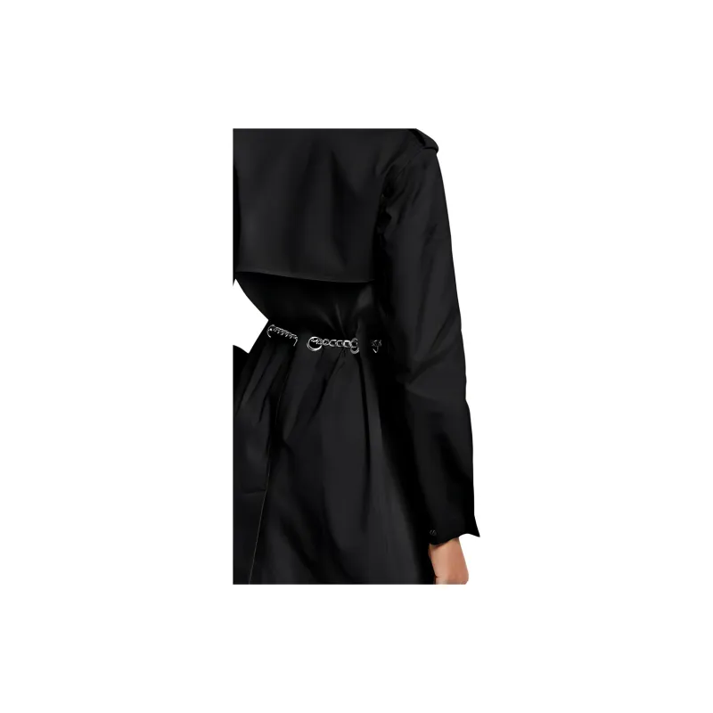 MICHAEL KORS Trench Coat Women's Black-3