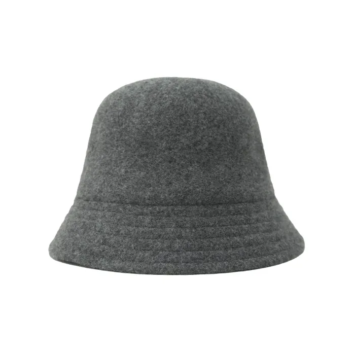 Mo Jiaoting Wool Blend Bucket Hats Unisex-0