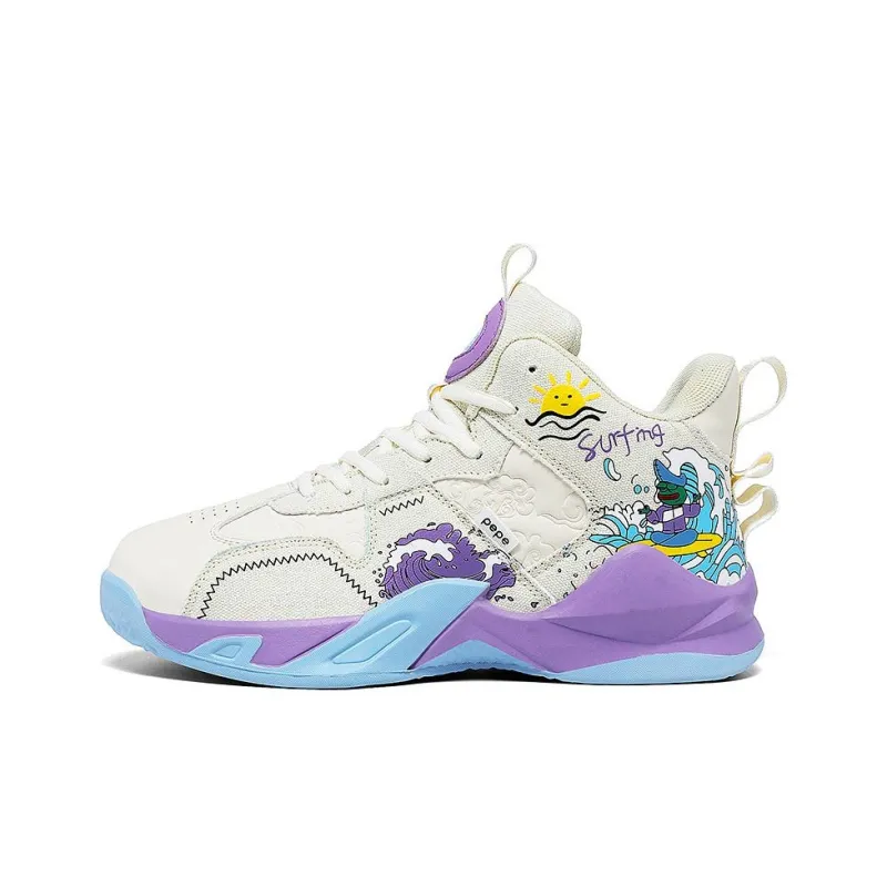 Pepe The Frog Cushioning Anti Slip And Wear Resistant Breathable Coverage Low Top Basketball Shoes Unisex-6