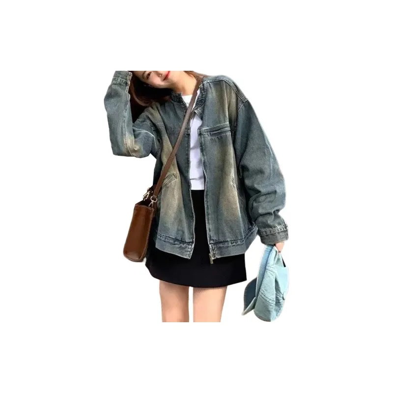 MGXEK Denim Jacket Unisex Wasteland Blue-3