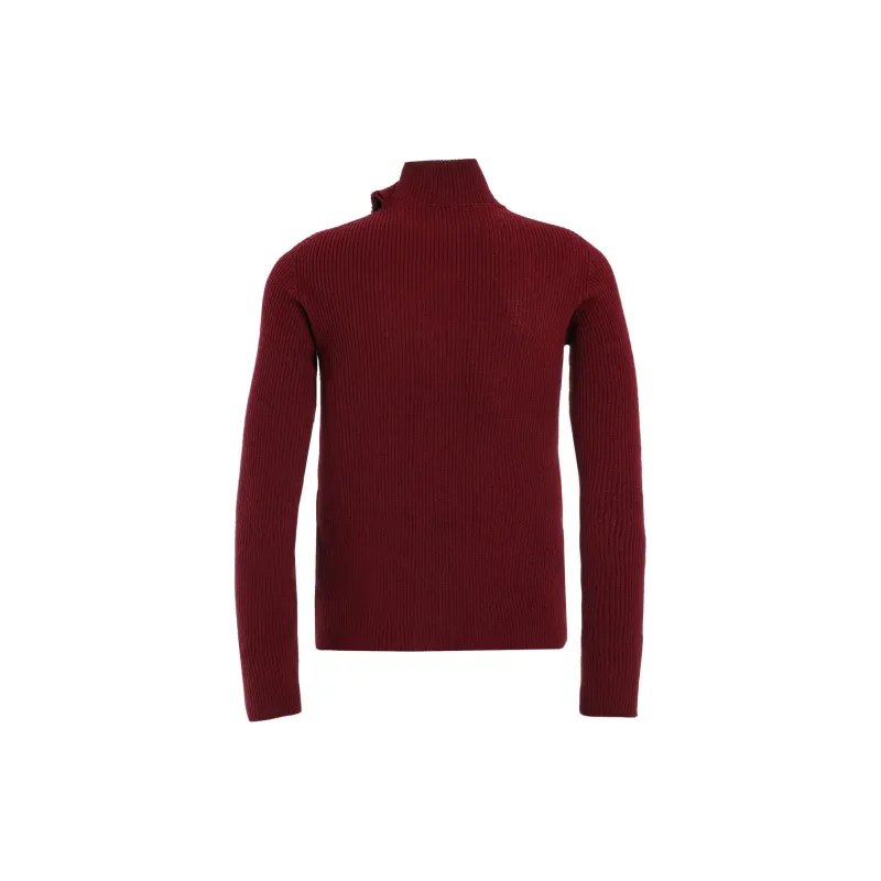 Yohji Yamamoto Y's FW24 Sweater Women's Burgundy-1