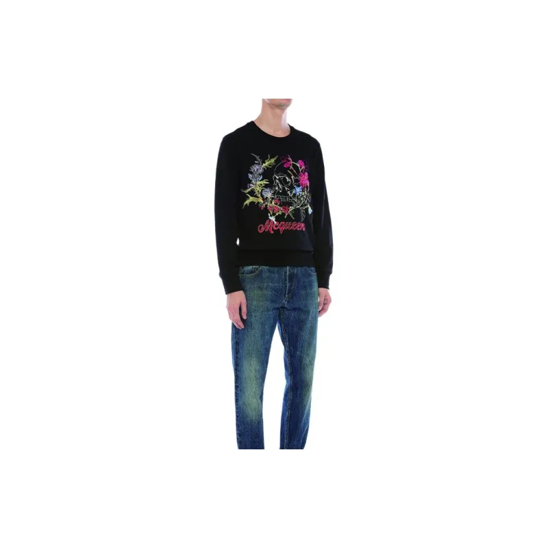 Alexander McQueen Sweatshirt Men's Black-3