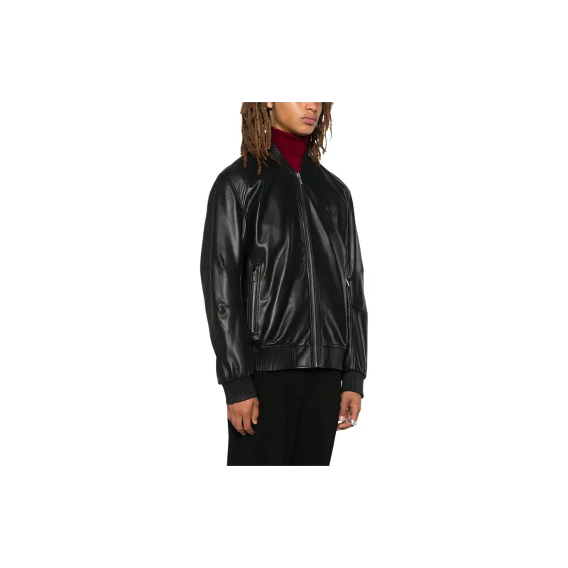 KARL LAGERFELD / Karl Lagerfeld Jeans Leather Jacket-3