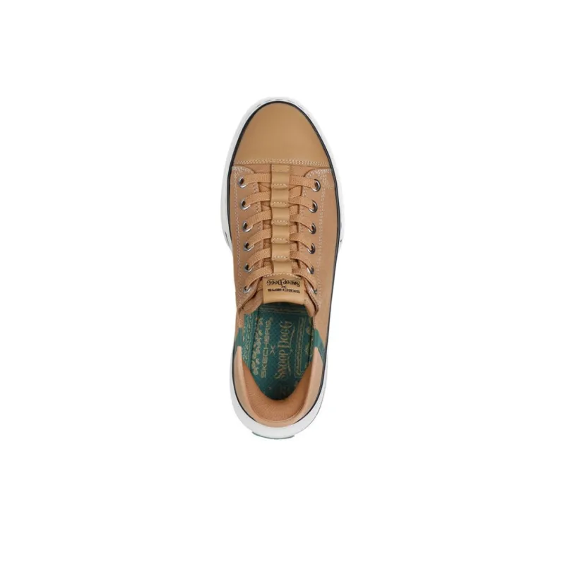 Snoop Dogg x Skechers Snoop One Anti-Slip Wear-Resistant Low-Top Canvas Shoes Men's Orange-3
