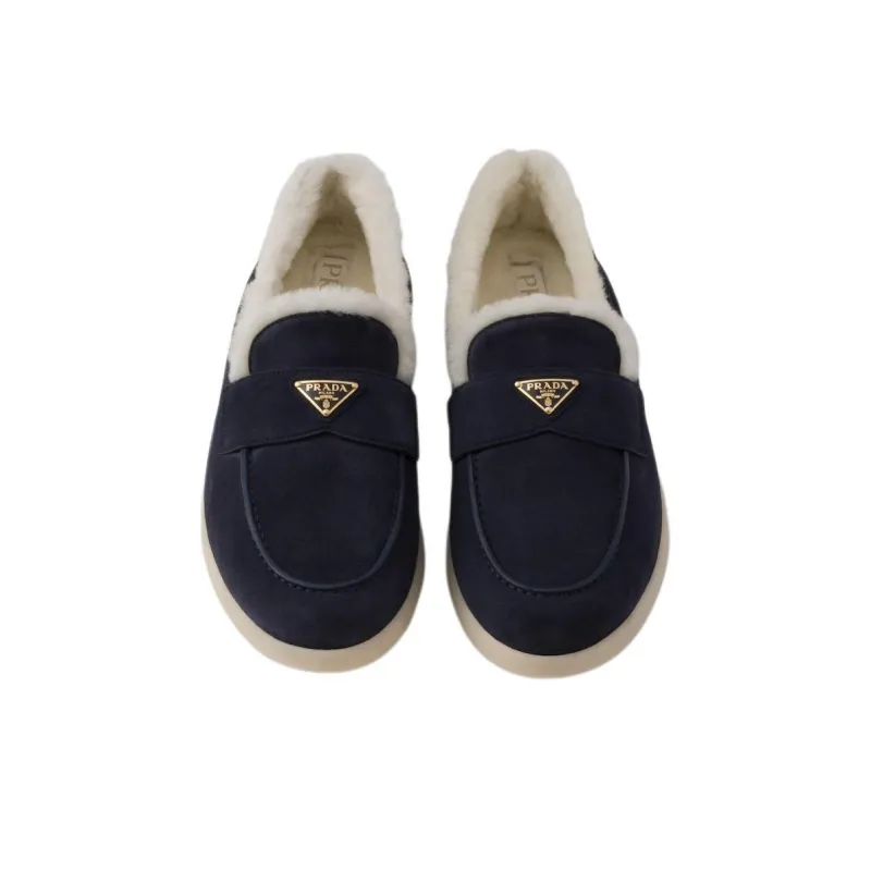 PRADA Loafers Men Blue-4