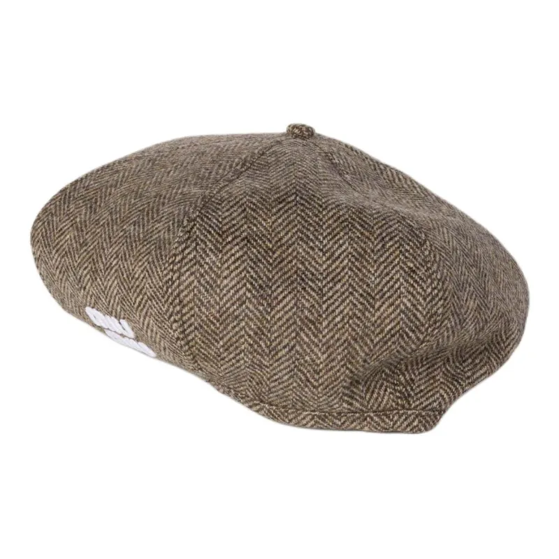 MIU MIU Wool Fabric Berets Unisex Brown-0