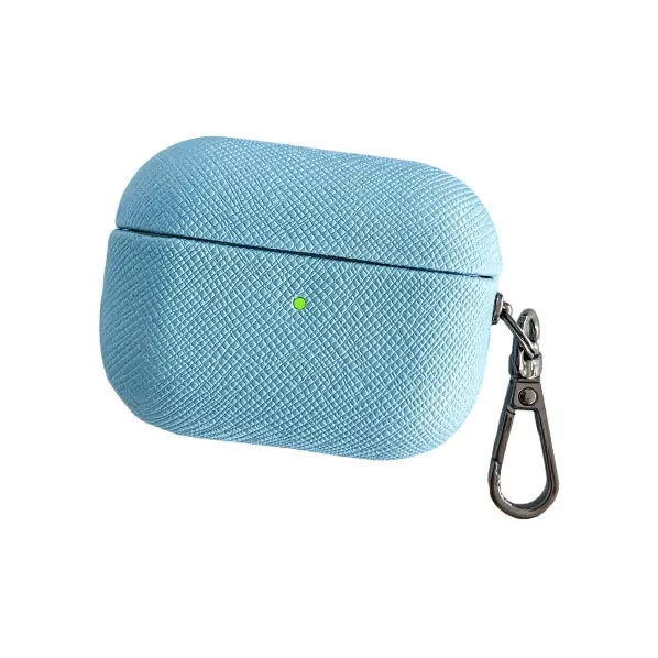 Compatibility AirPods 3/1/2/Pro 2 PC Niche Cross Leather Texture Minimalist Style Fully Enclosed Headphone Cases-24