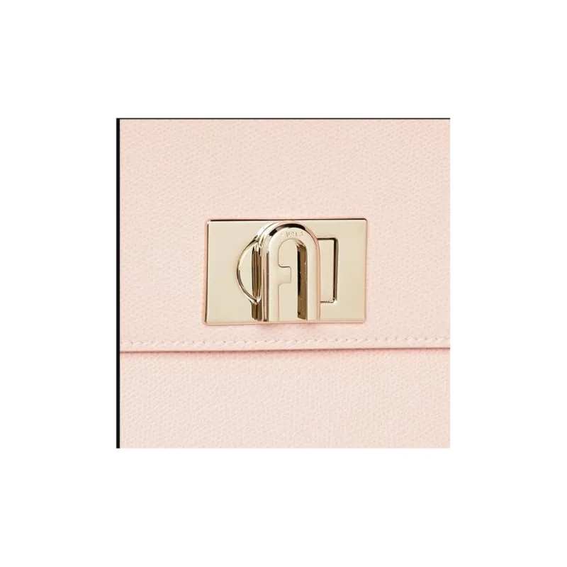 Furla 1927 Collection Leather Chain Bag, Crossbody Bag, Shoulder Bag Women's Candy Rose-4