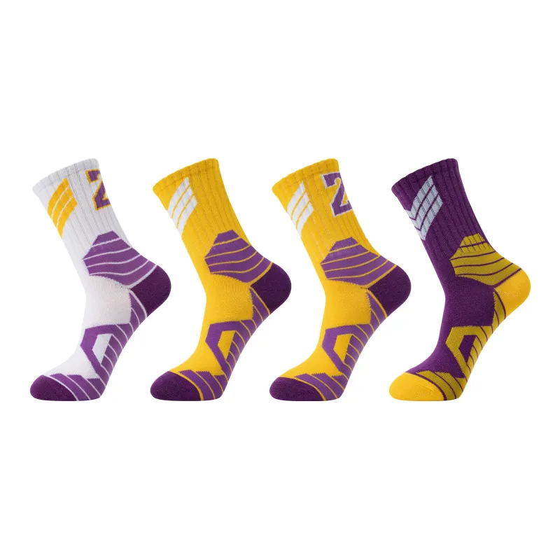 MIIOW Mid Calf Socks Men's 4 Pack-12