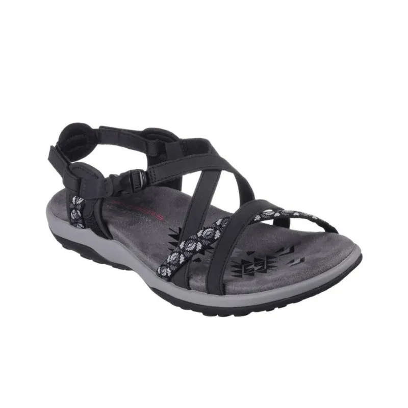 Skechers Reggae Slim Beach Sandals Women's Black-2