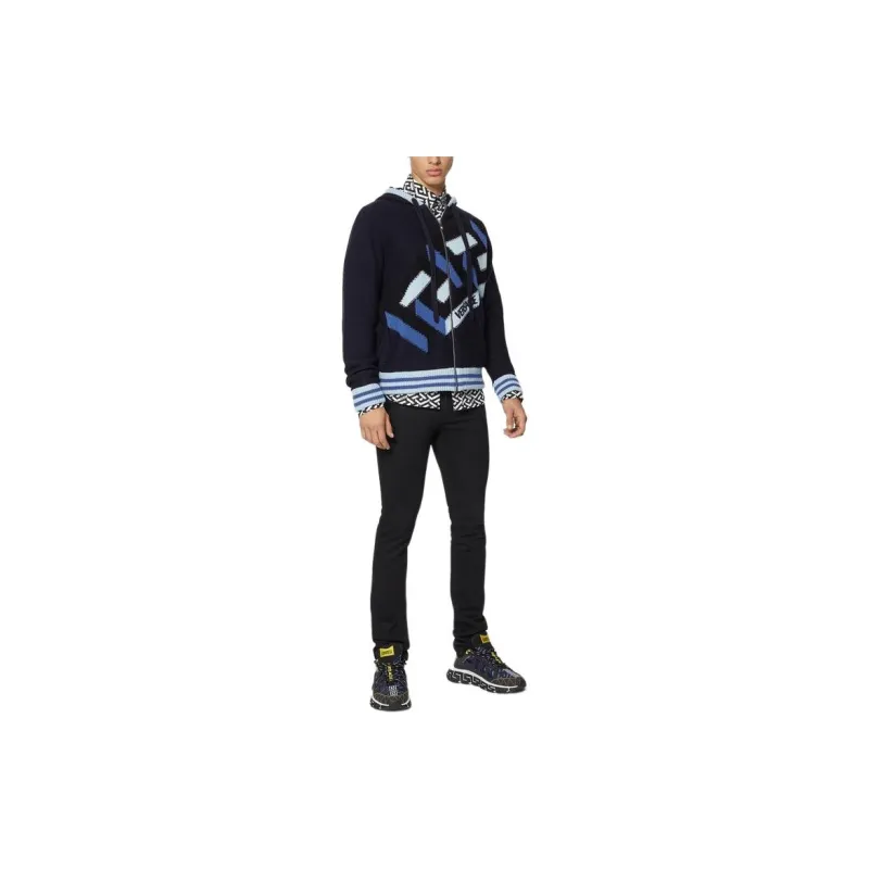 VERSACE Sweaters Men Blue-1