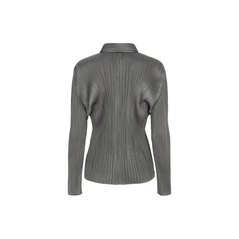 PLEATS PLEASE ISSEY MIYAKE Shirt Women's Gray-1