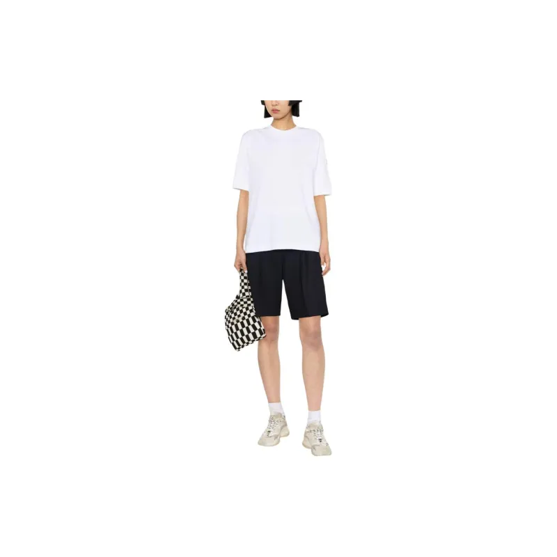 Moncler Logo embossed Cotton T shirt-2