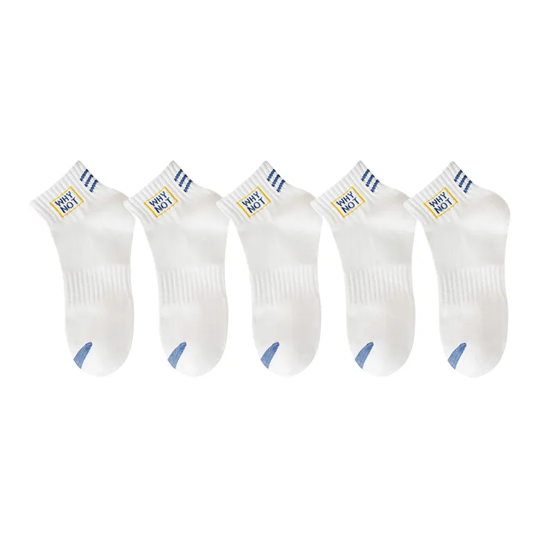 Lan Miao Ankle Socks Men's 5 Pack-11