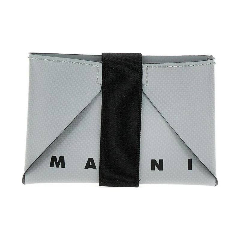 MARNI Logo Printed Two-Toned Card Holder-0