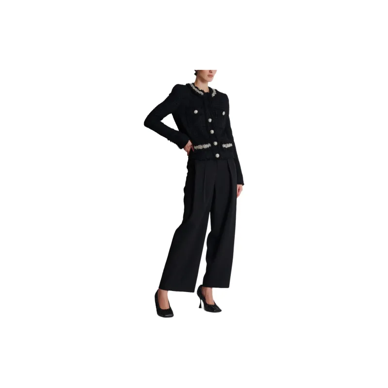 BALMAIN Embroidered Tweed Jacket-4