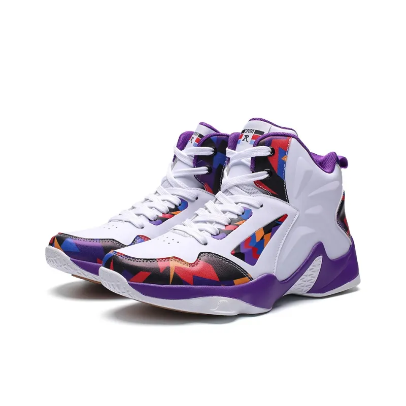 AMICNIEGD Grip Anti-Slip And Wear-Resistant High-Top Basketball Shoes Men's-15
