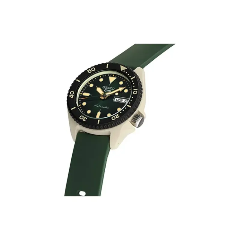 SEIKO Seiko5 Mechanical Movement Watch Unisex Black Dial-1