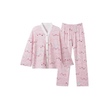 OUSHIBO Pajama Set Women's Pink