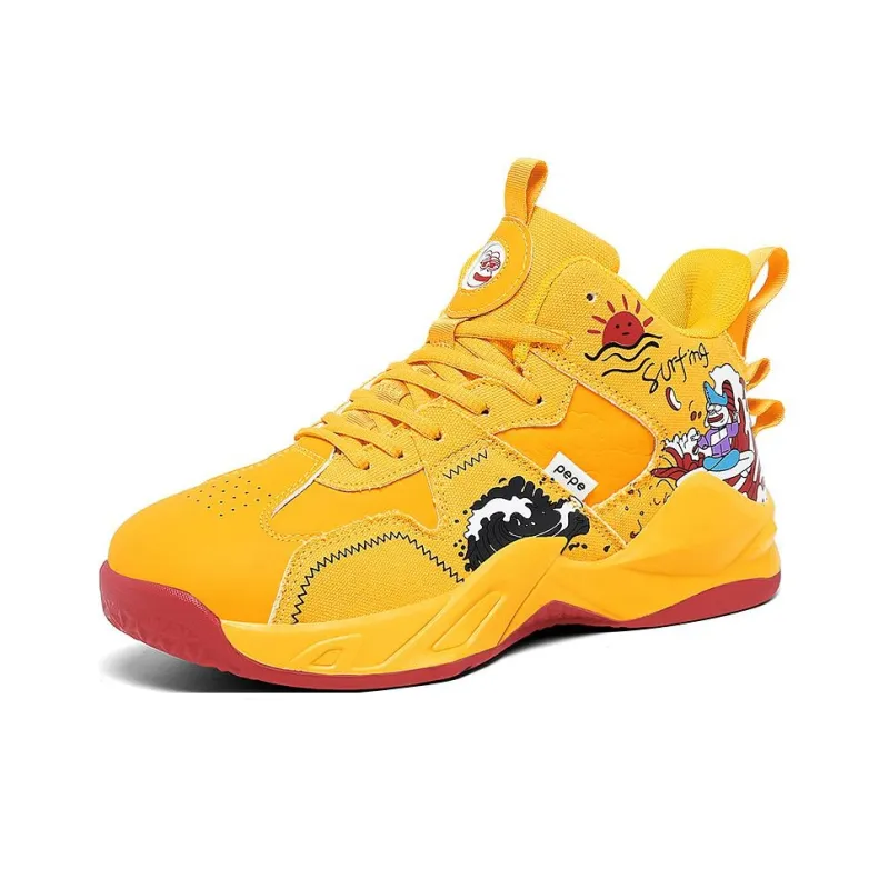 Pepe The Frog Cushioning Anti Slip And Wear Resistant Breathable Coverage Low Top Basketball Shoes Unisex-2