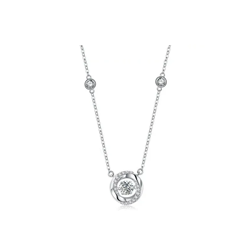 FR S925 Silver Necklaces Women's-0