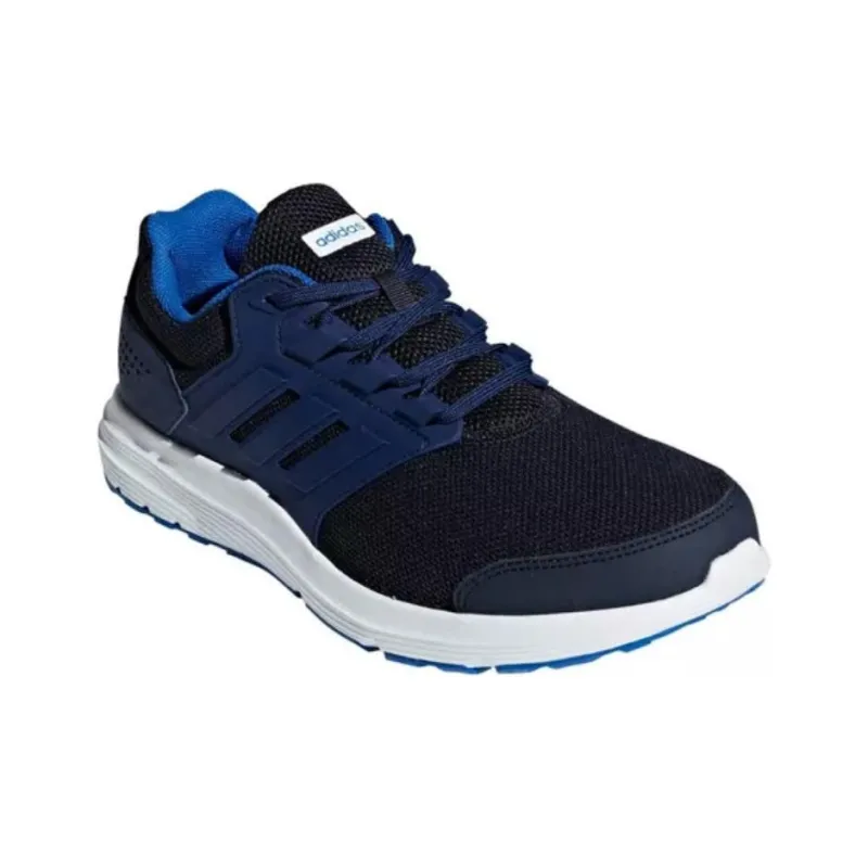 Adidas Galaxy 4 Anti Slip Wear Resistant Low Top Running Shoes Men's Marine Blue-2