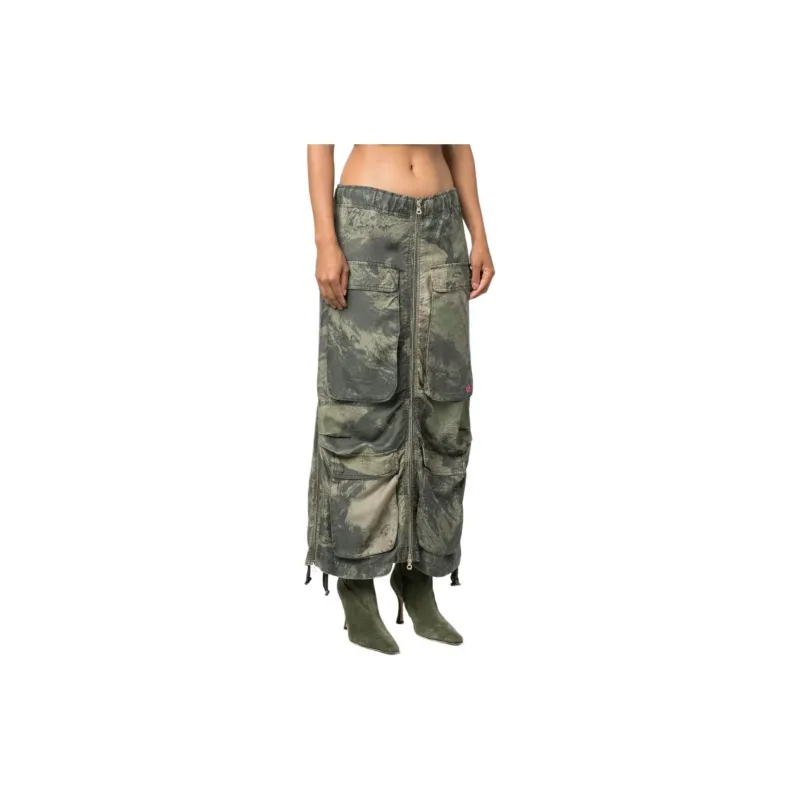 DIESEL Cargo Skirt 'Army/Green'-3