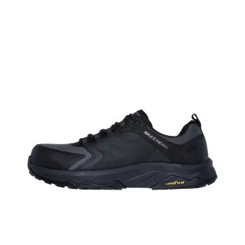 Skechers Work Anti-Slip Wear-Resistant Low-Top Casual Shoes Men's Black
