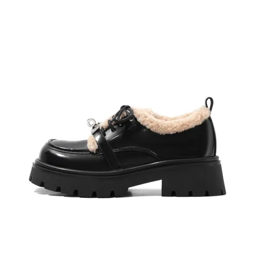 Old Meow Casual Single Shoes 5cm Women's Black