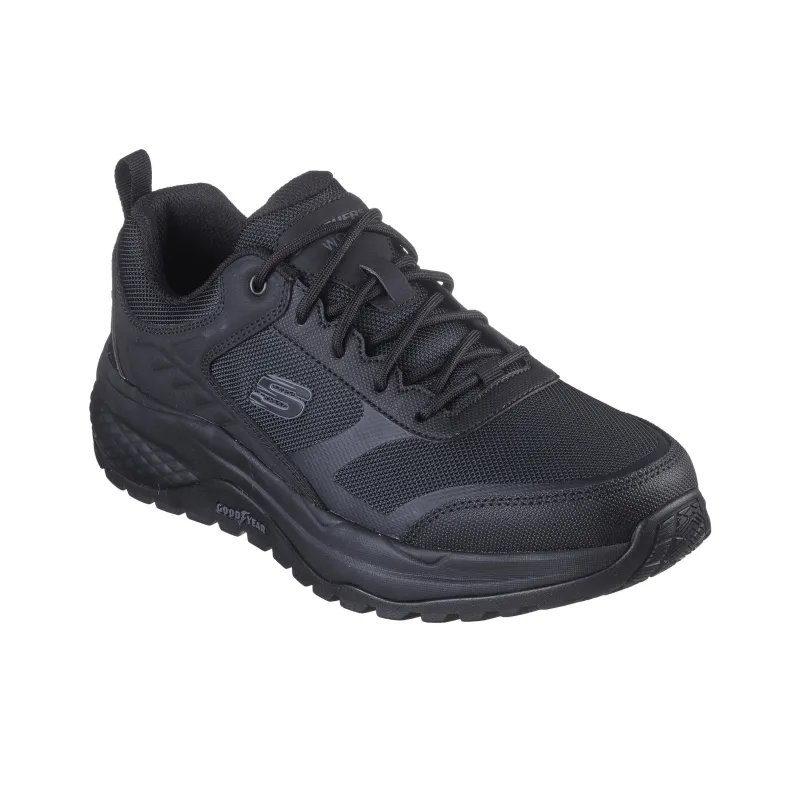 Skechers Work Anti-Slip Wear-Resistant Low-Top Casual Shoes Men's Black-2