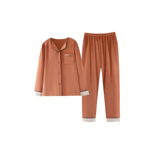 UAVAE Pajama Set Women's Caramel