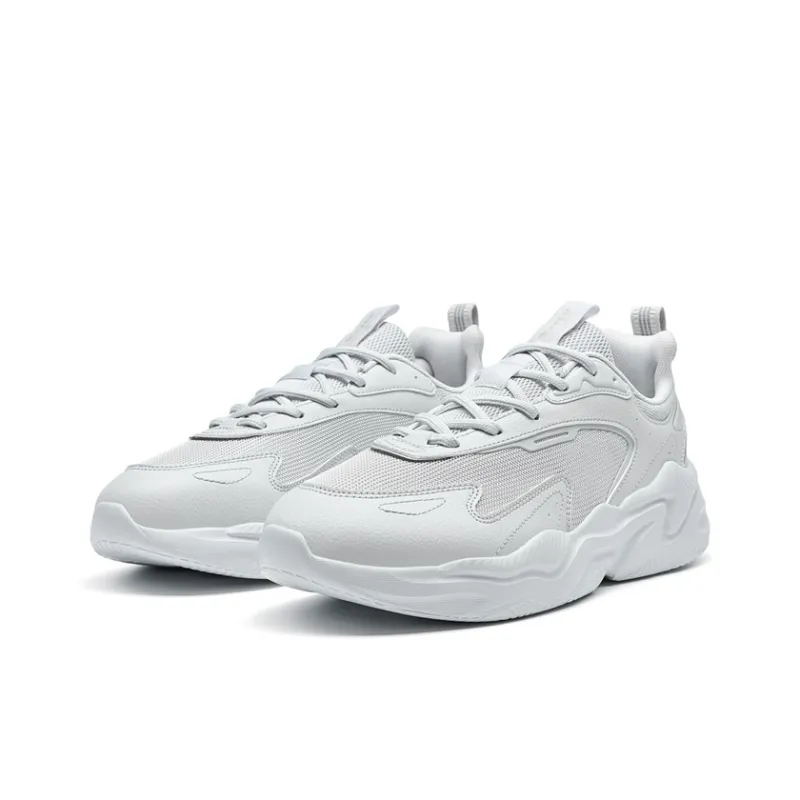 XTEP Coverage Low Top Casual Shoes Men's Moonstone Gray-4