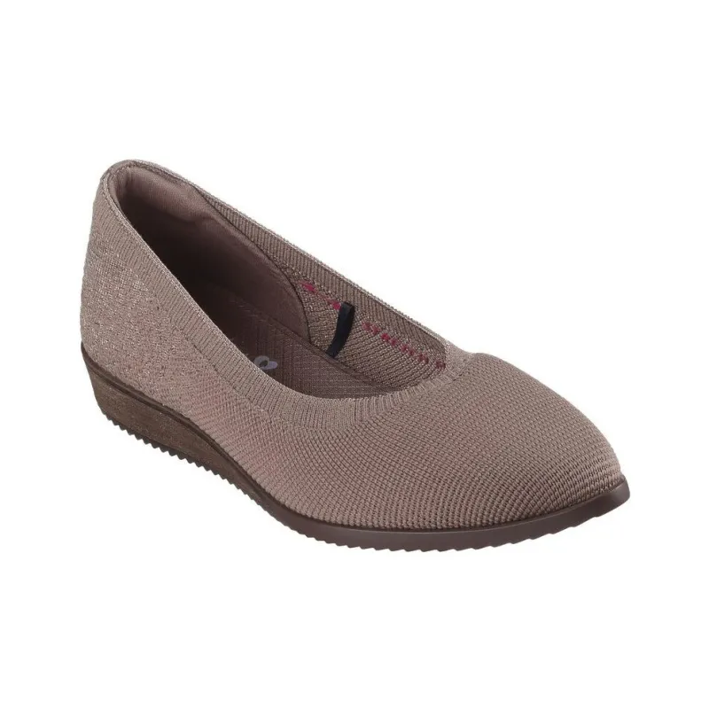 Skechers Cleo Sawdust Slip-Resistant Breathable Low-Top Casual Shoes Women's Umber-2