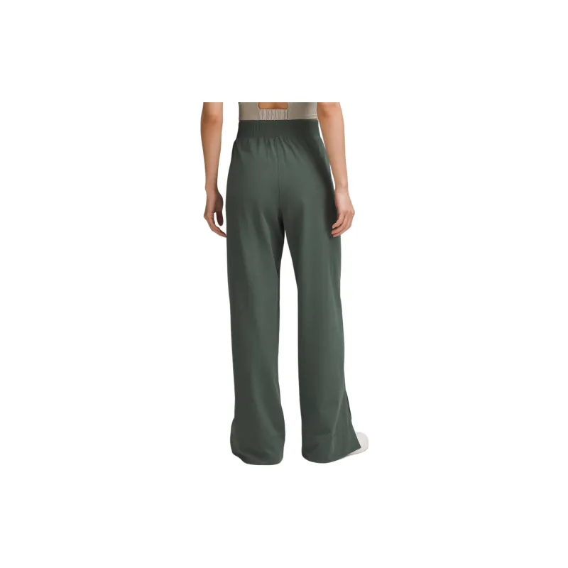 Lululemon Stretch Woven Wide Leg High Rise Pants Asia Fit Knitted Sports Pants Women's-13