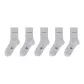 [Thermal Terry, Heat Retention and Temperature Lock]Light Gray (5 Pack)